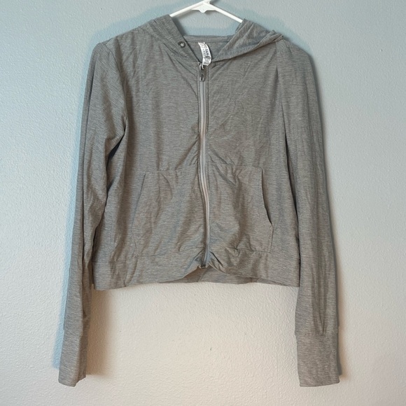 Kyodan Tops - Kyodan Gray Zip-Up Hoodie